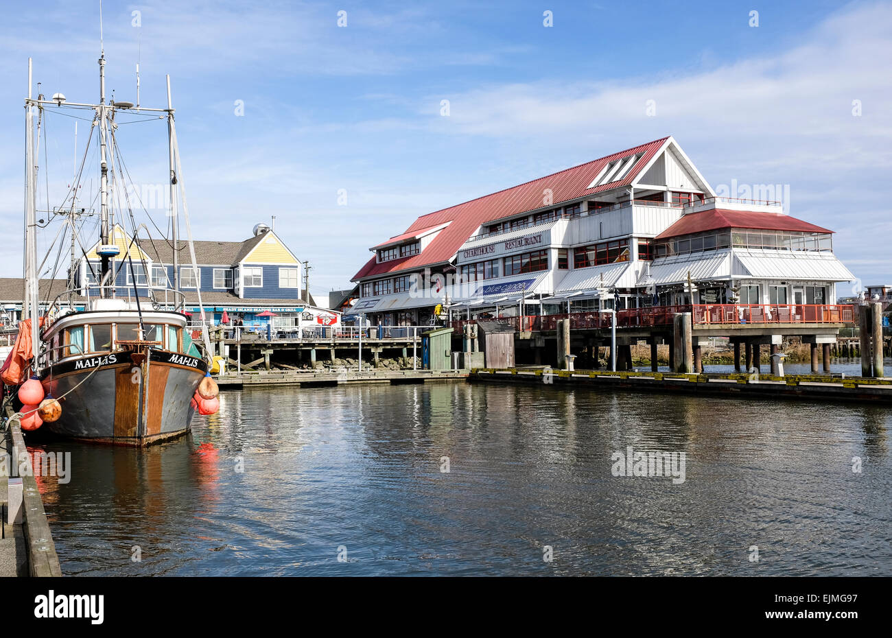 Steveston Village, Richmond, BC, Canada Stock Photo Alamy