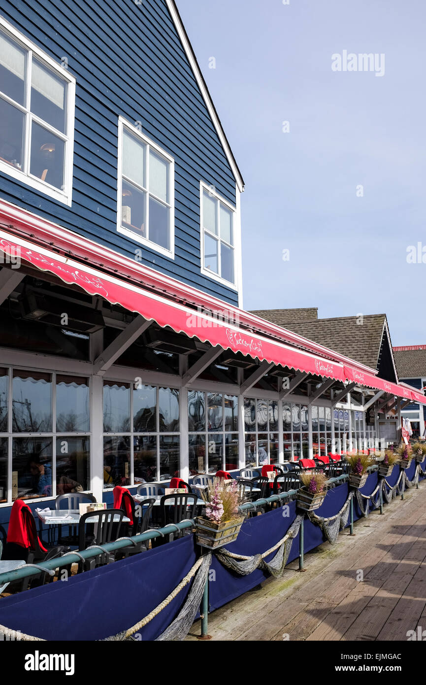 Sockeye City Grill Seafood Restaurant, Steveston Village, Richmond, BC, Canada Stock Photo