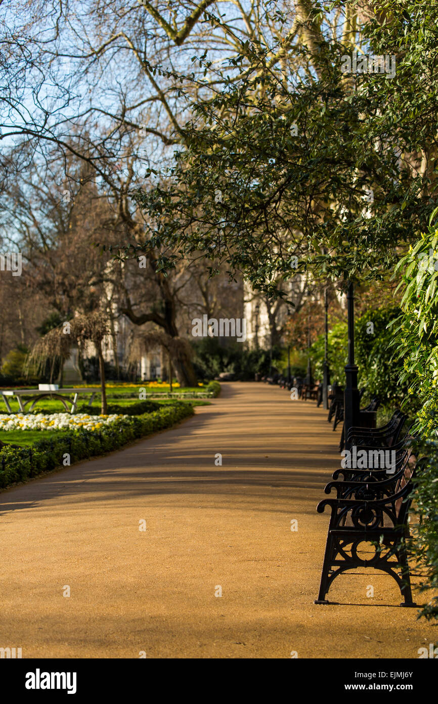 Whitehall Gardens, London Stock Photo Alamy