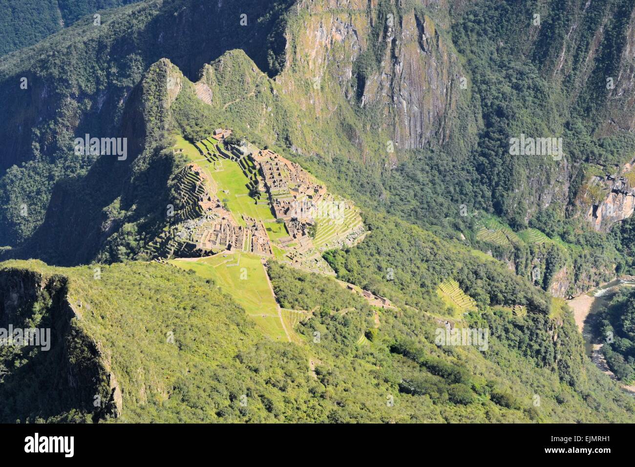 Machu picchu aerial hi-res stock photography and images - Alamy
