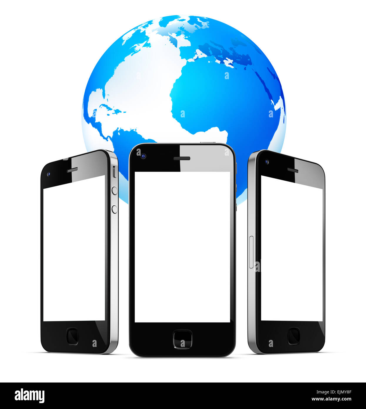 Global mobile networking Stock Photo Alamy