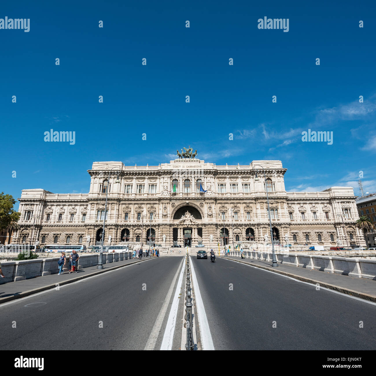 Court of Cassation, Supreme Court of Cassation, Palazzo di Giustizia or Palace of Justice, Rome, Lazio, Italy Stock Photo