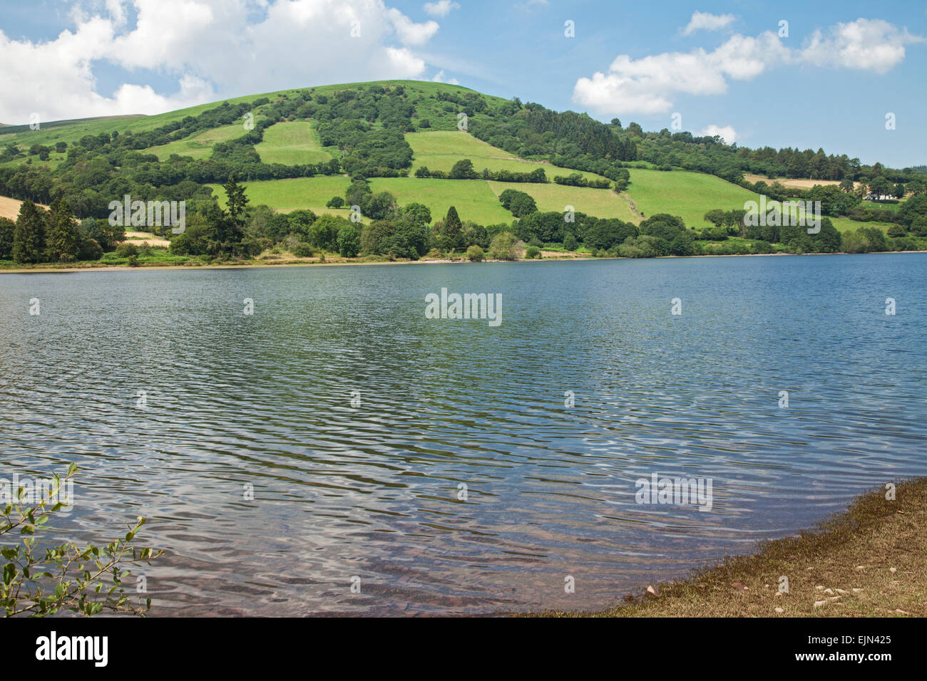 Talybont Reservoir, Brecon Beacons National Park, Powys, South Wales, UK Stock Photo