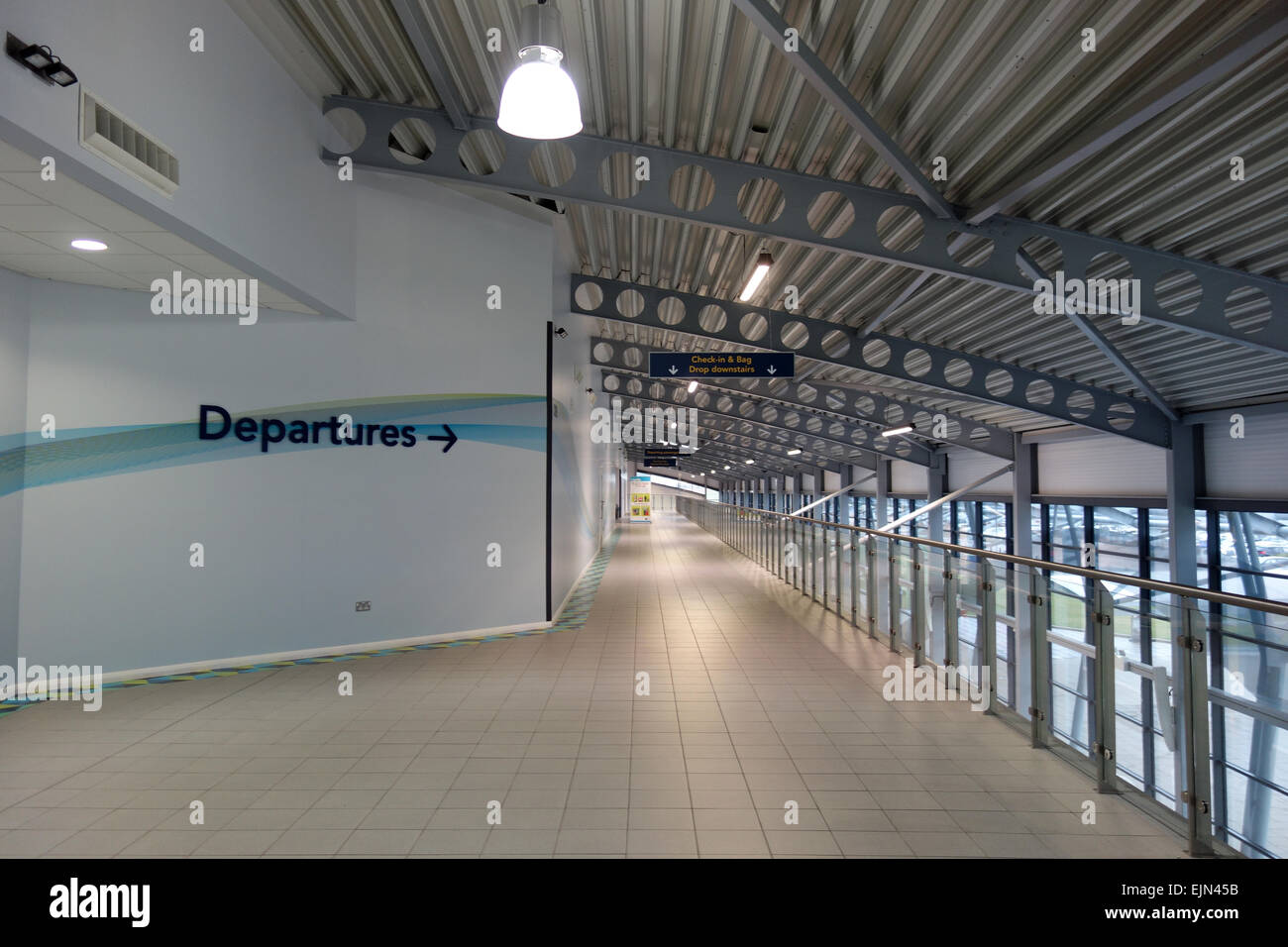 Interior of London Southend Airport, Essex, UK Stock Photo
