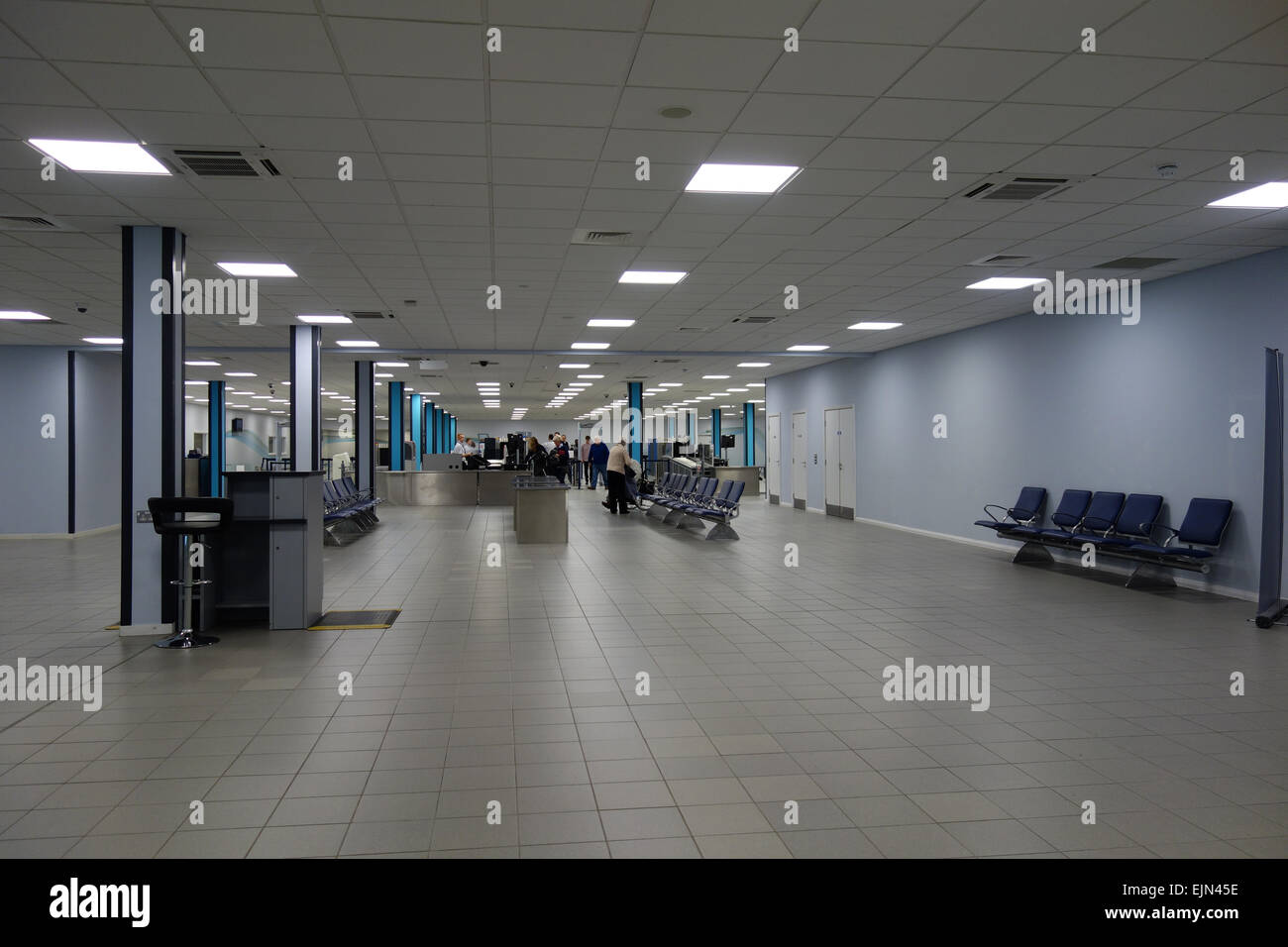 Interior of London Southend Airport, Essex, UK Stock Photo