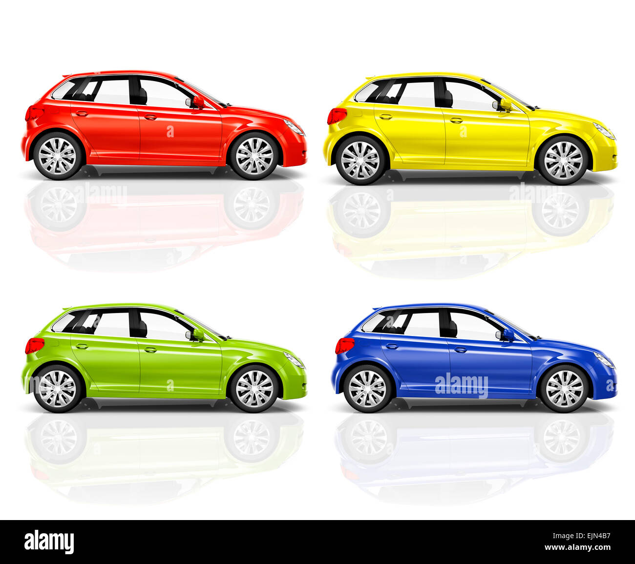 Yellow hatchback car hires stock photography and images Alamy