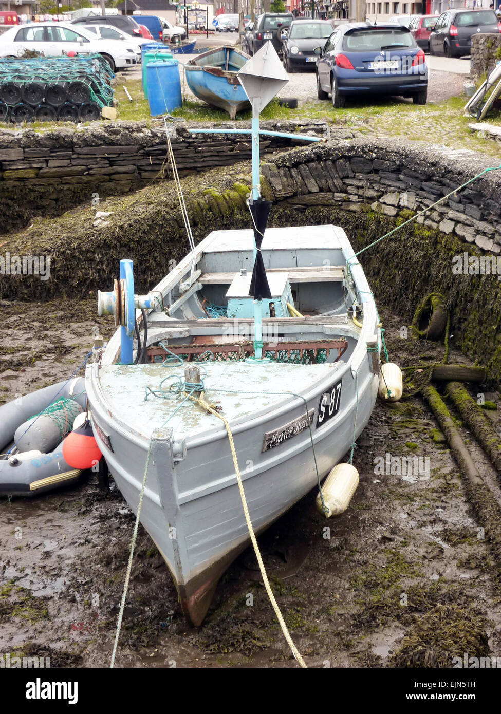 boat in old harbour bantry west cork ireland Stock Photo Alamy