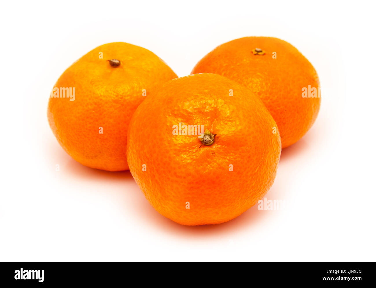 Clementine's isolated on a white studio background Stock Photo Alamy
