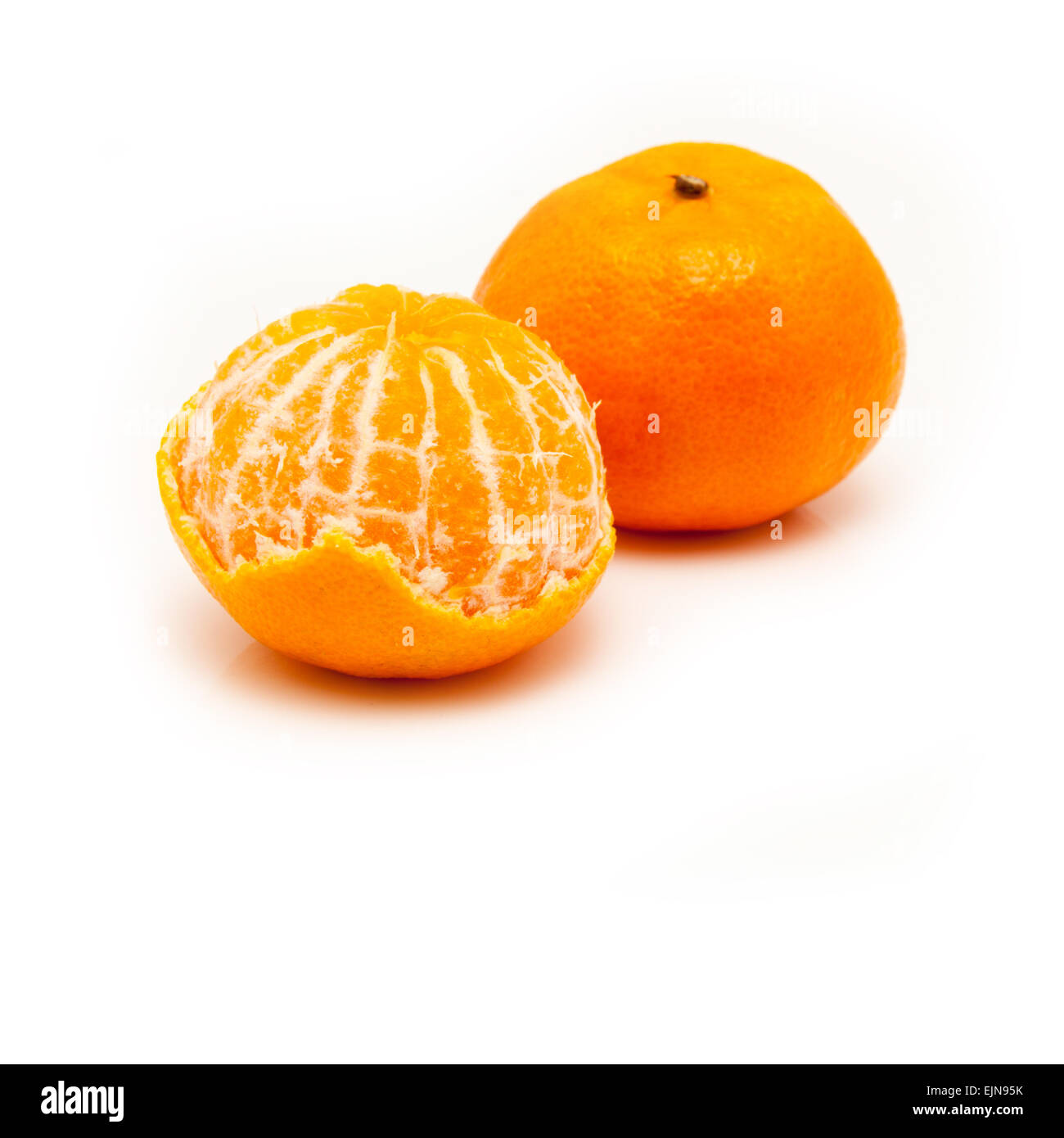 Clementine's isolated on a white studio background Stock Photo Alamy