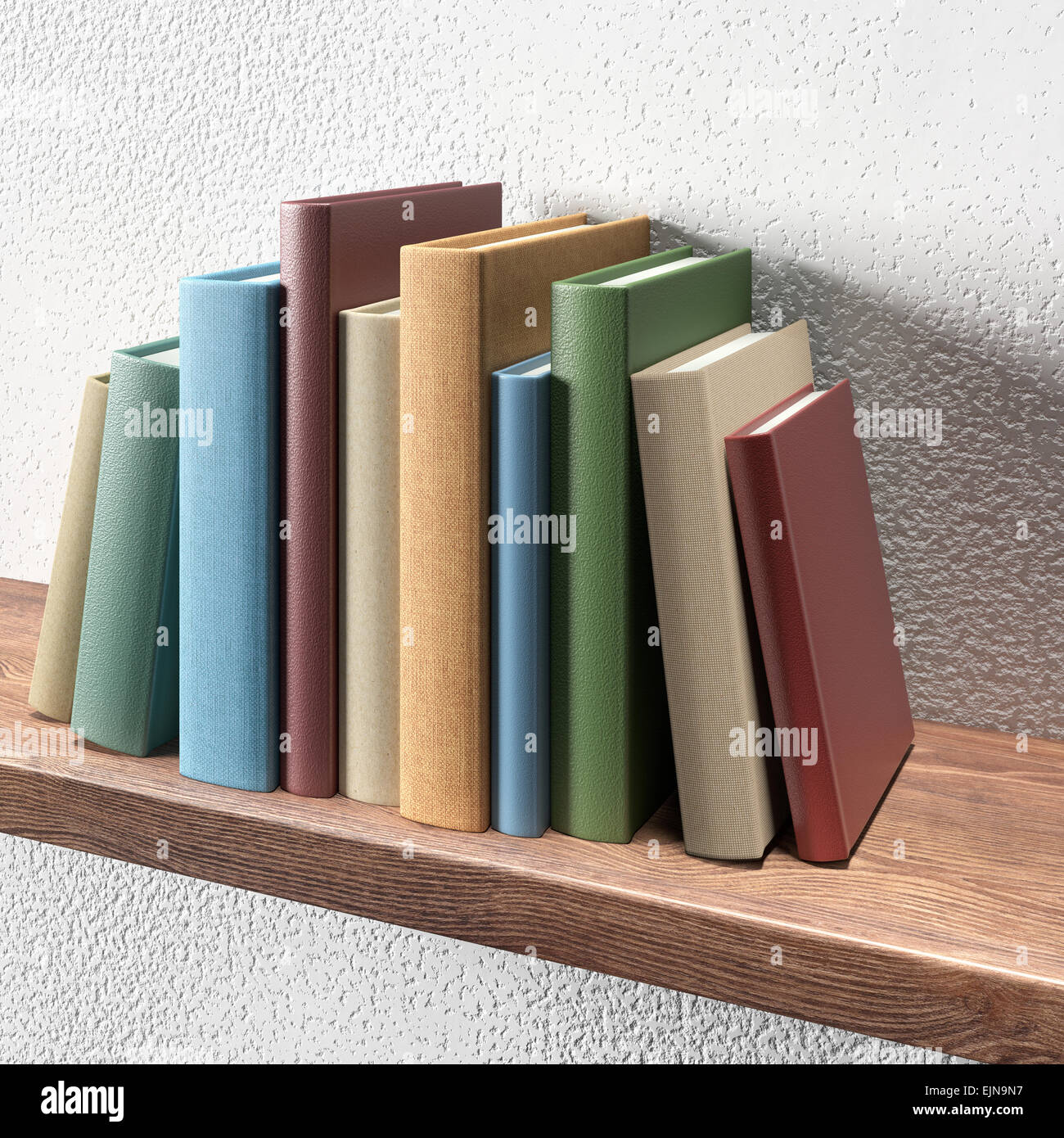 Books on the shelf Stock Photo Alamy