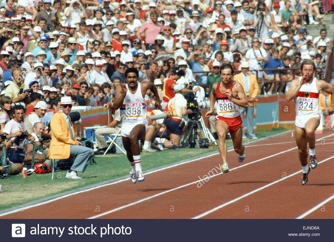 1980s Athletics Olympic Games Olympics Sport Track And Field Stock