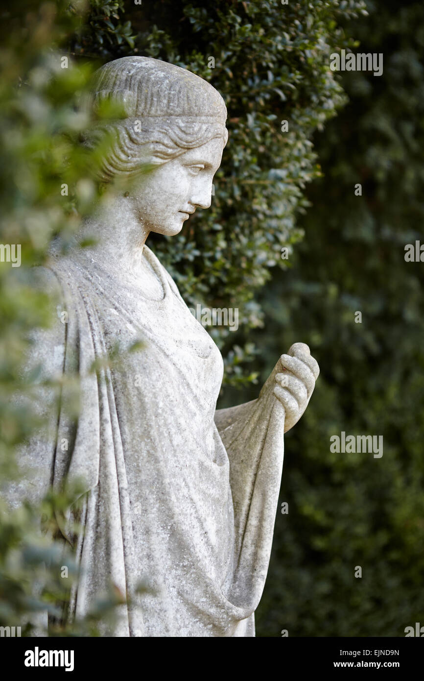 Statue in the grounds of Hughenden Manor, Buckinghamshire. Stock Photo