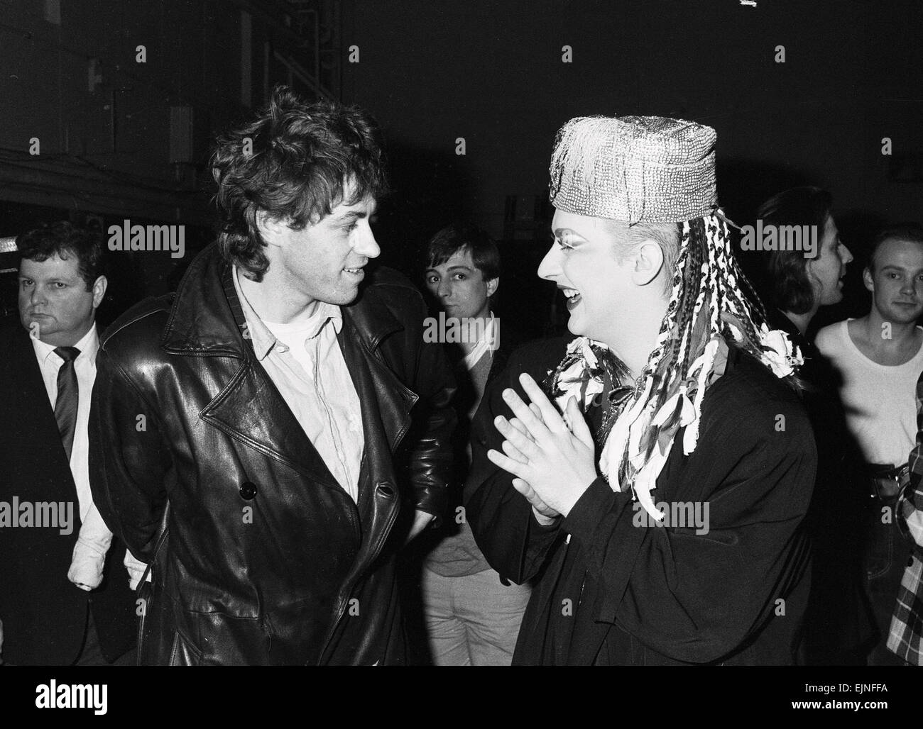 Bob geldof fashion Black and White Stock Photos & Images - Alamy