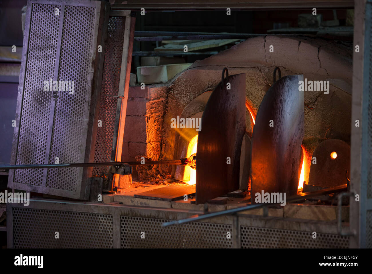 Murano, Italy glass blowing furnace Stock Photo Alamy