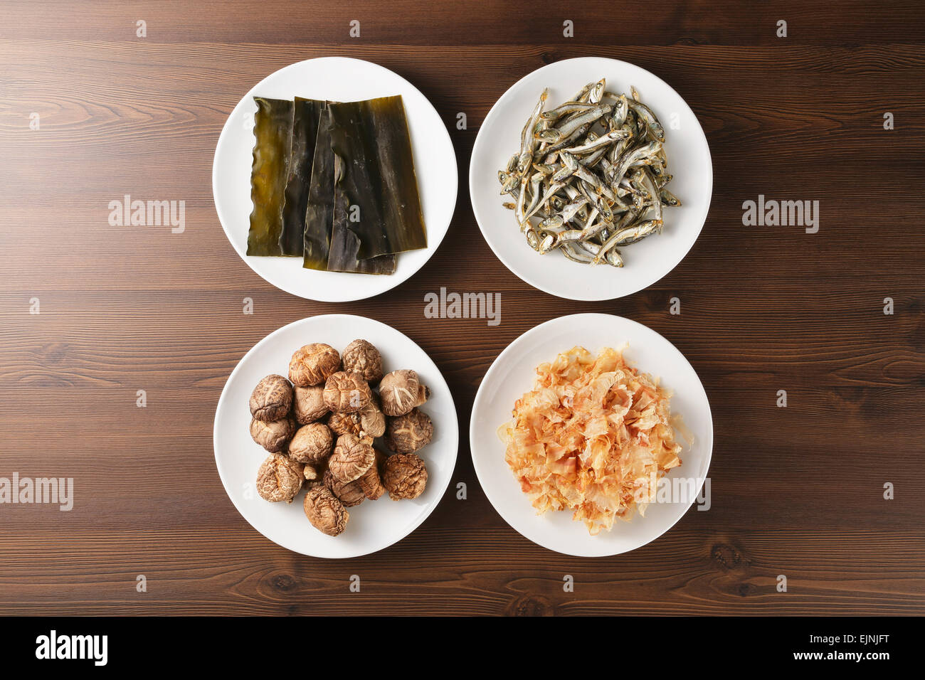 Japanese Style Soup Ingredients Stock Photo Alamy