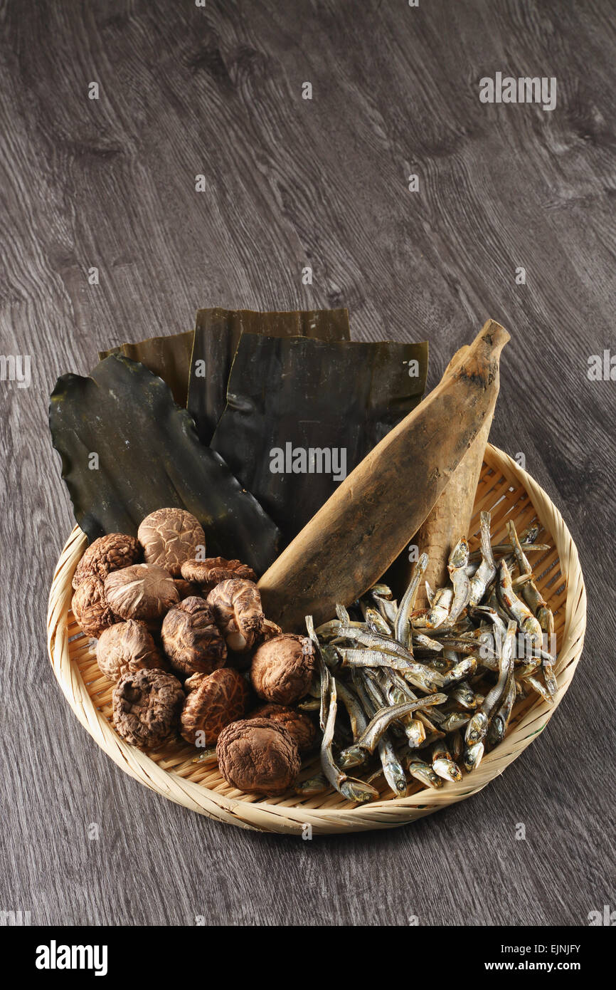 Japanese Style Soup Ingredients Stock Photo Alamy