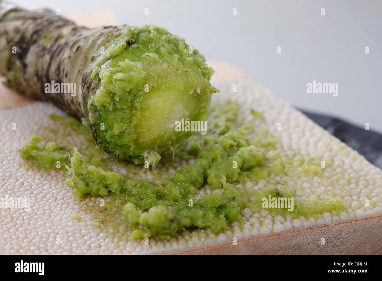 Grated wasabi Stock Photo