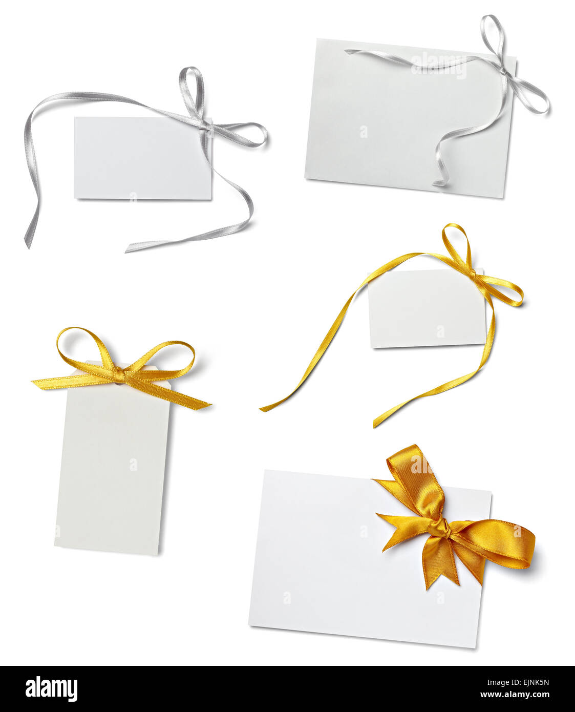 Notes With Ribbon Ribbon bow card note hi-res stock photography and images - Alamy