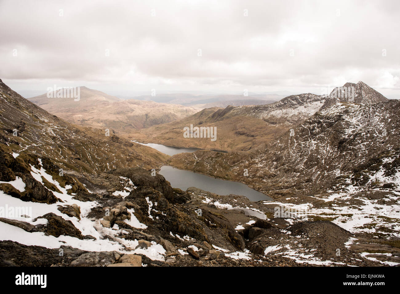 Snowdonia National Park in Wales Stock Photo