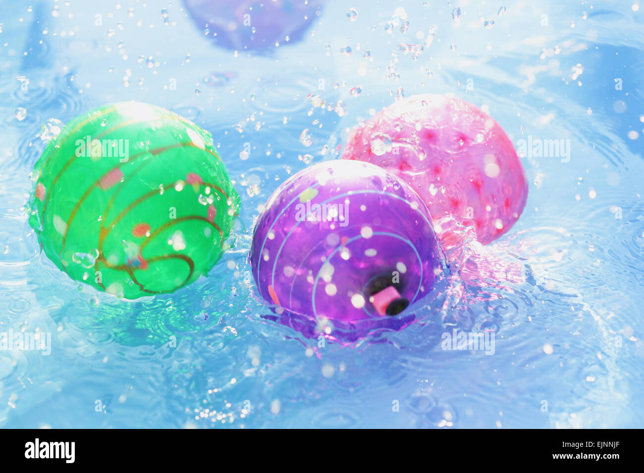 Water YoYo balloons Stock Photo Alamy