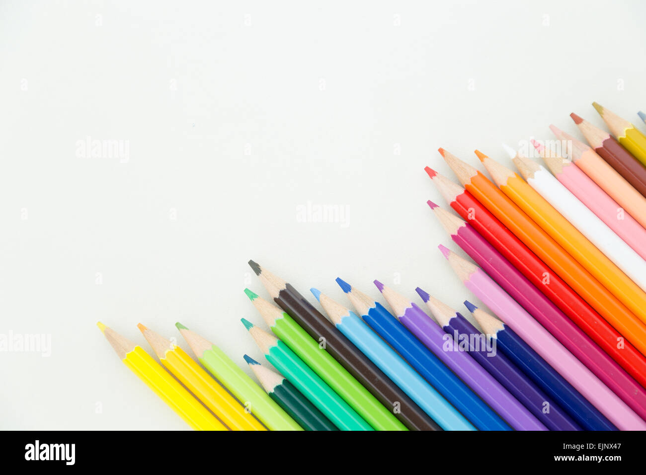 Subjects Drawing Colored Pencils Crayons Markers Stock Photo 298266341