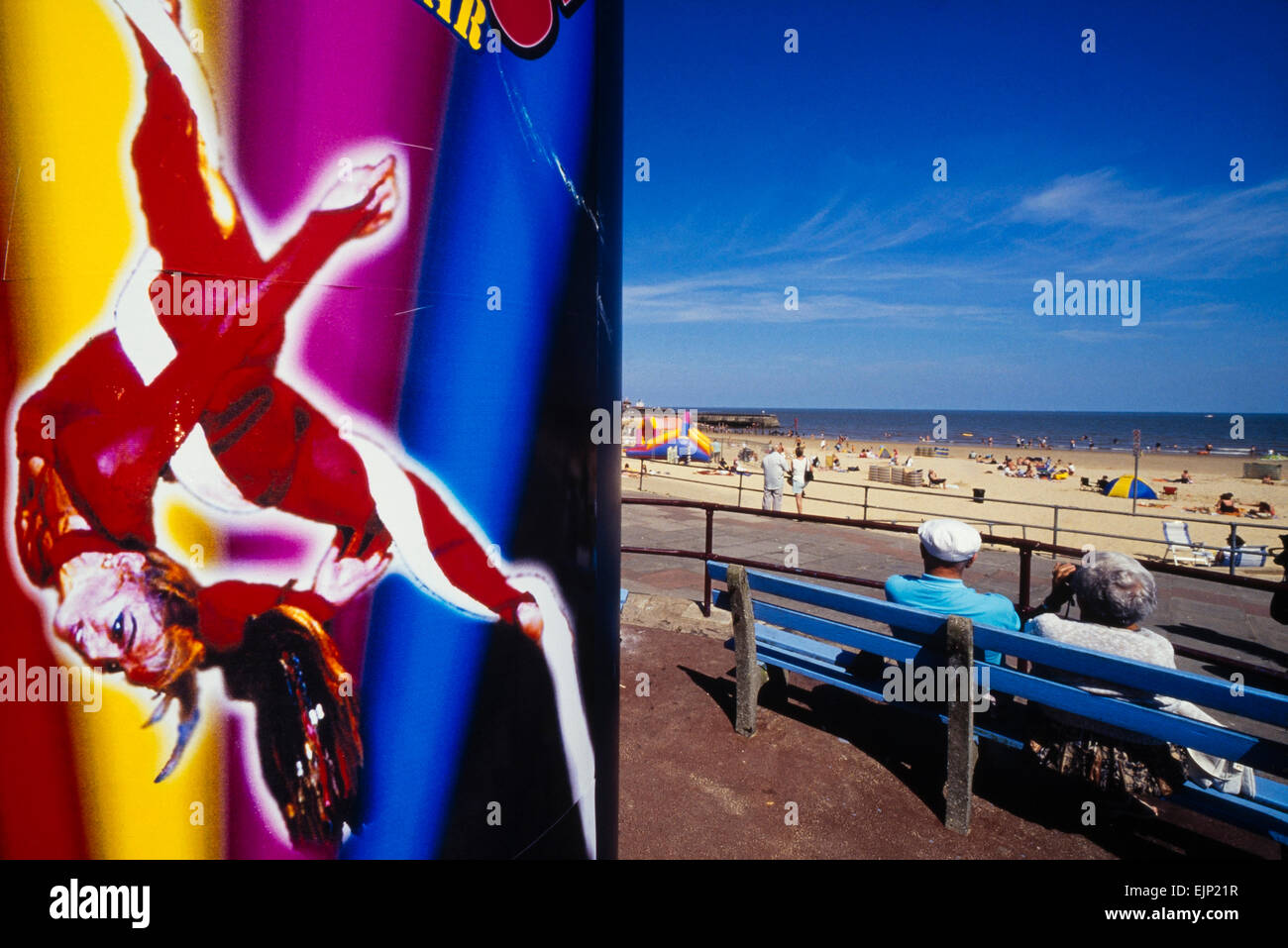 Gorleston on sea seafront. Near Great Yarmouth. Norfolk. England. UK