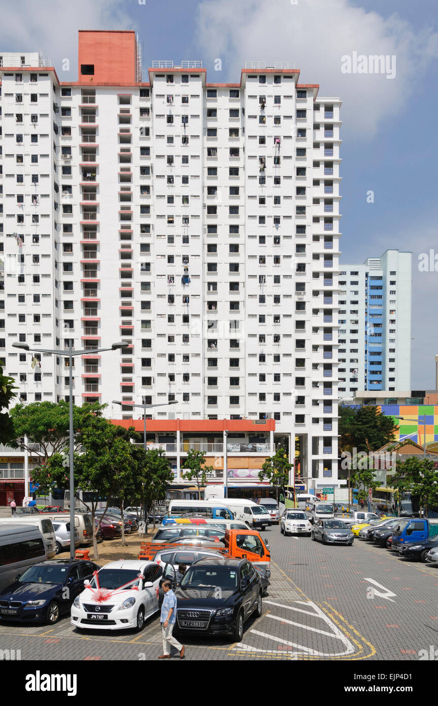 Singapore public housing HDB high rise flats. Stock Photo
