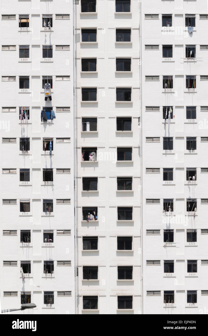 Singapore public housing HDB high rise flats. Stock Photo