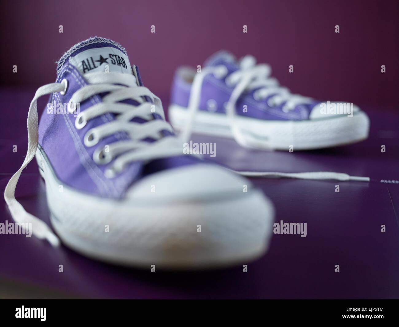 Purple converse hi res stock photography and images Alamy