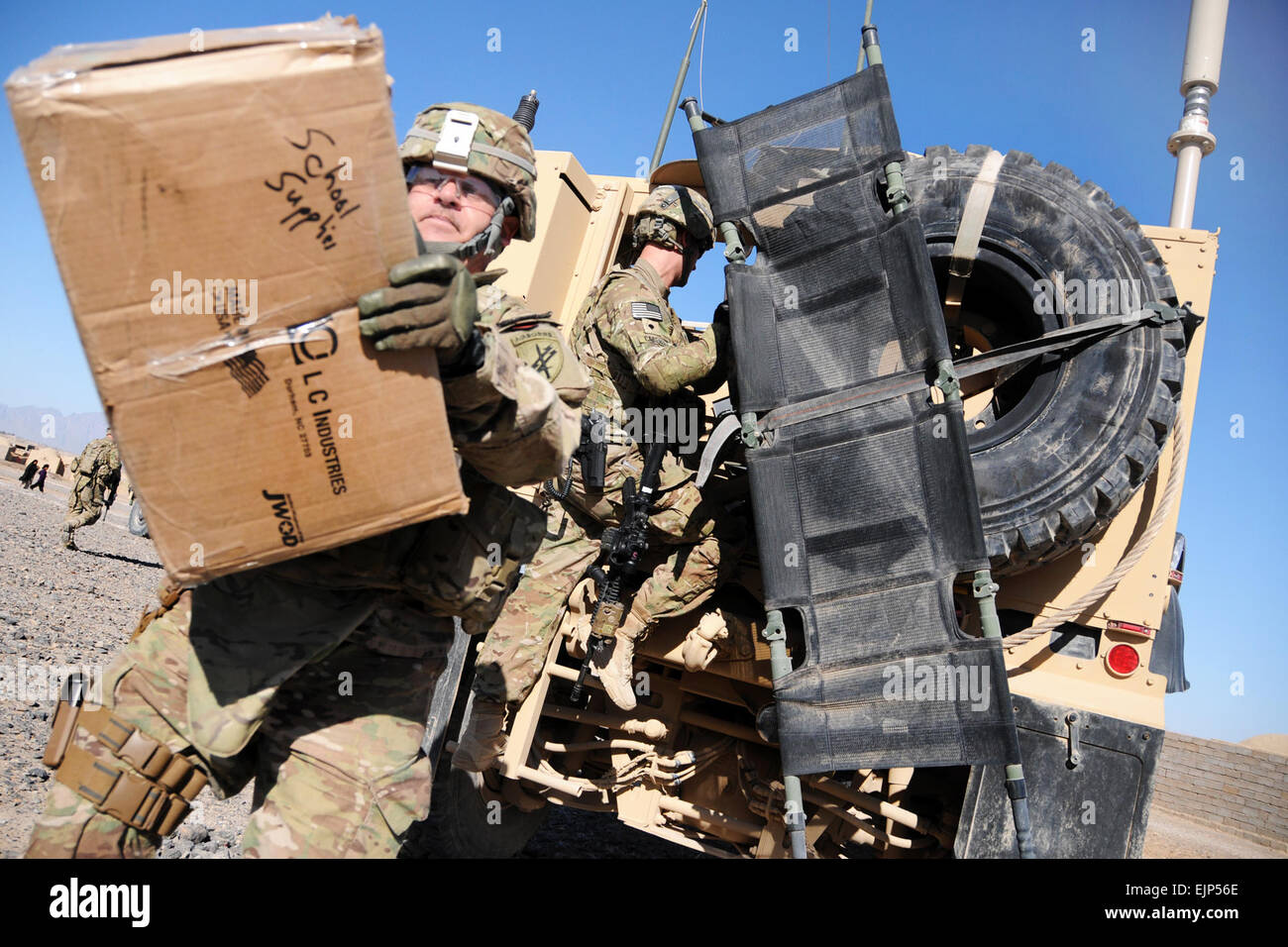 U S Army Lt Col Mark Martin Civil Affairs Team Leader For 