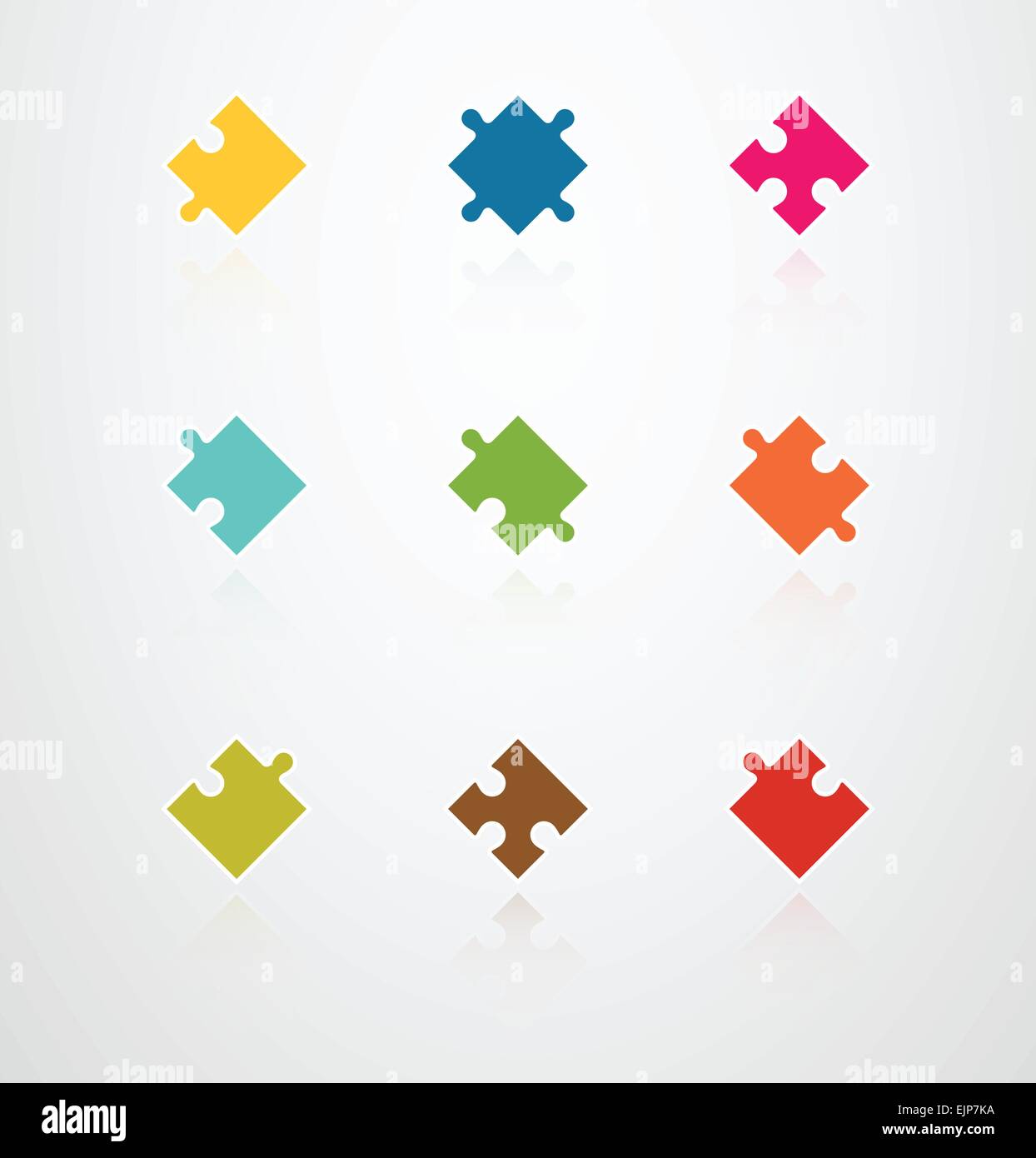 jigsaw-puzzle-pieces-collection-set-vector-stock-vector-image-art-alamy