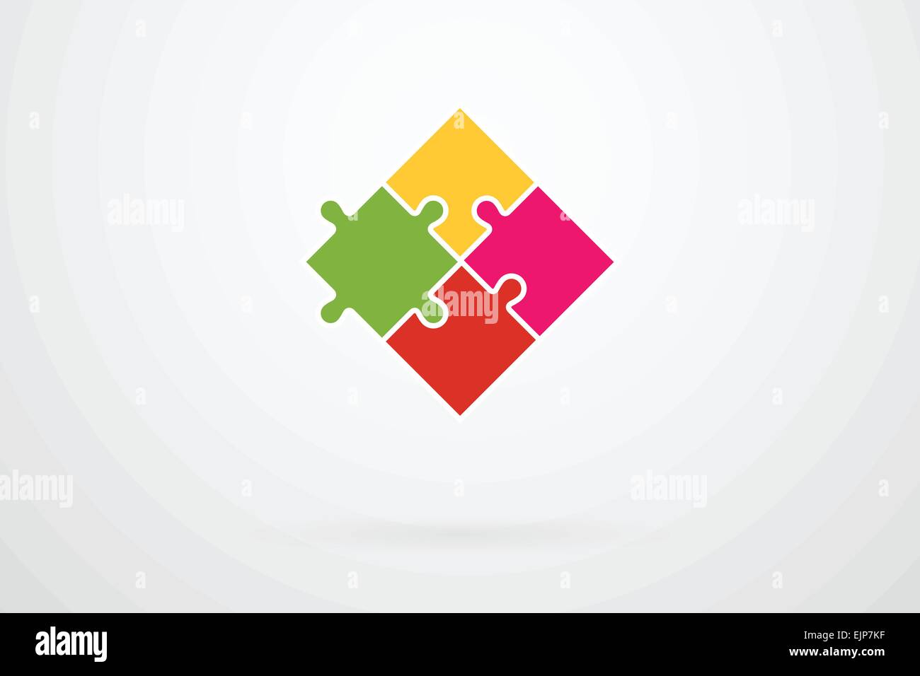 Jigsaw Puzzle Pieces Background Vector Stock Vector Image & Art - Alamy