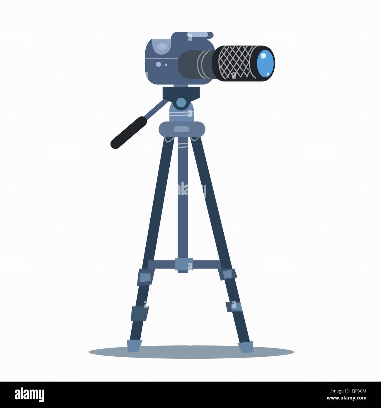 camera tripod static professional photography Stock Photo