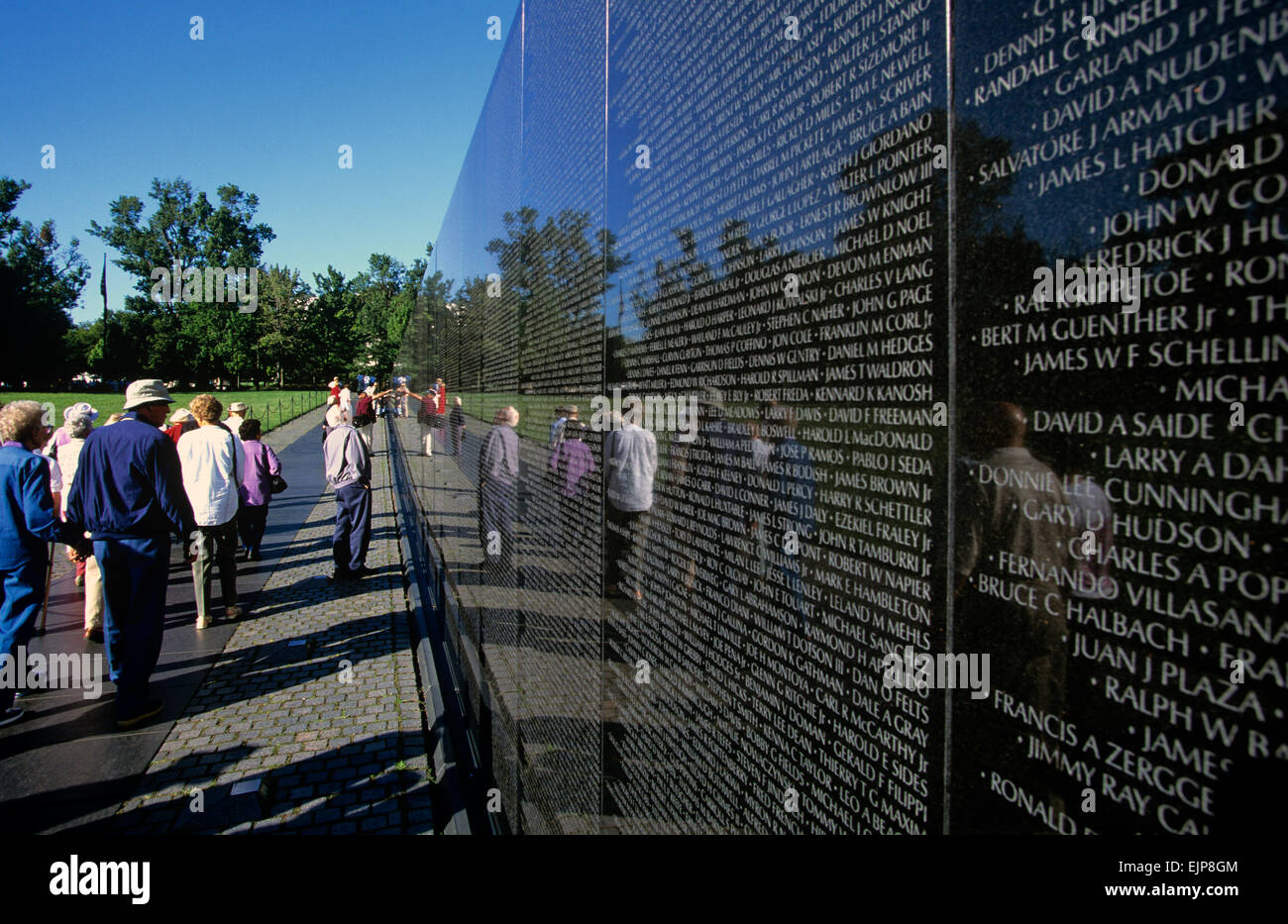 Vietnam Veterans Memorial, Washington, D.C., USA. Stock Photo