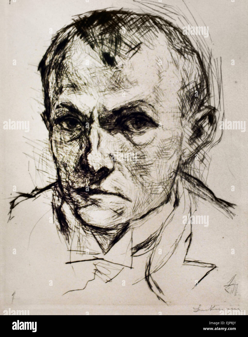Max beckmann self portrait hi-res stock photography and images - Alamy