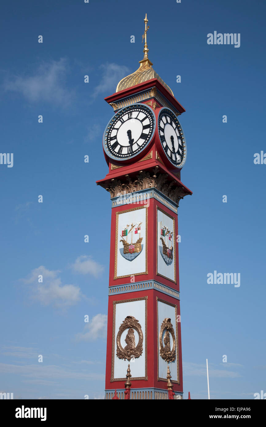 Queen Victoria Memorial Clock Tower, Weymouth, Dorset, England, UK
