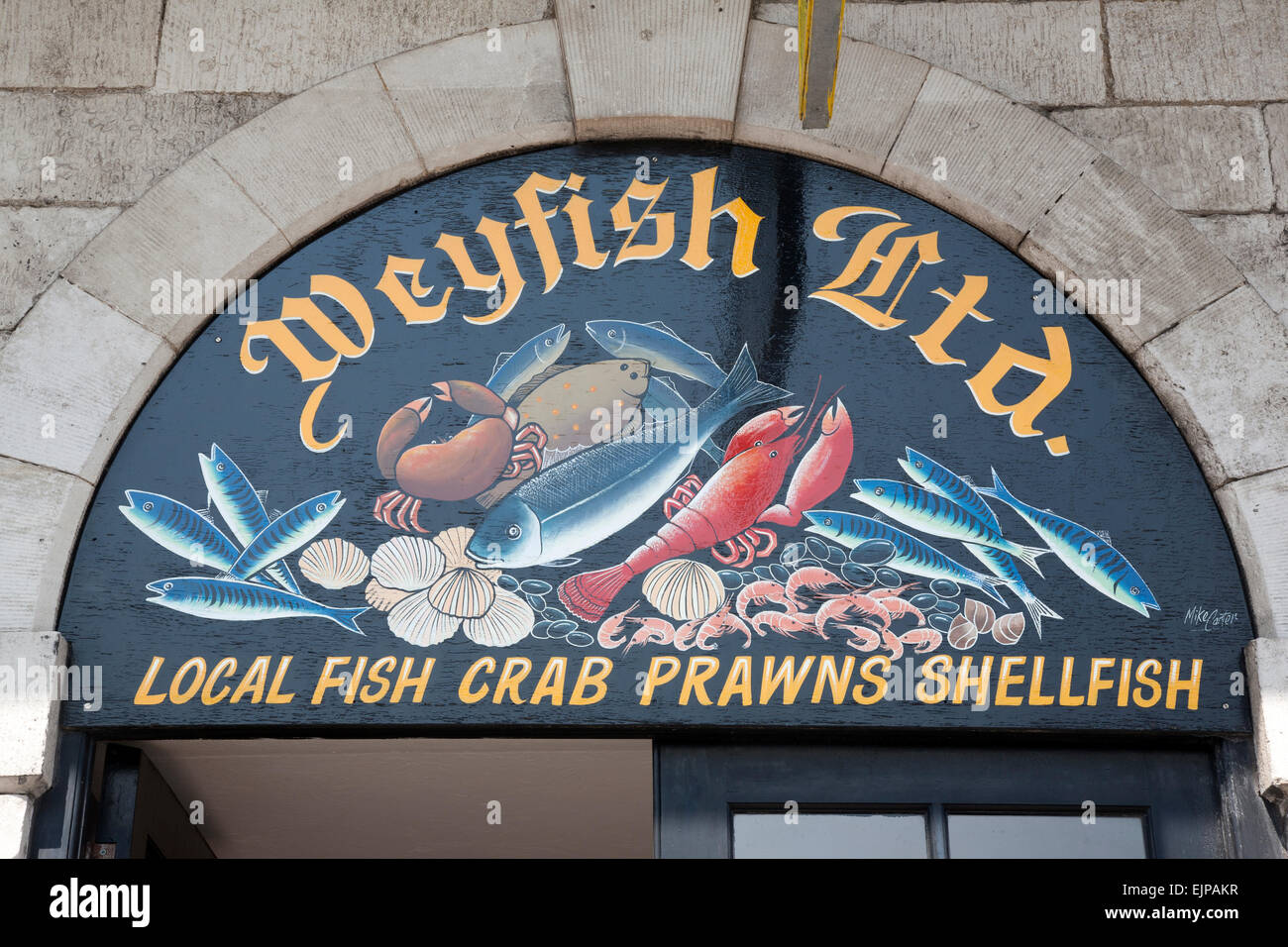 Weyfish Fishmongers, Weymouth Stock Photo Alamy