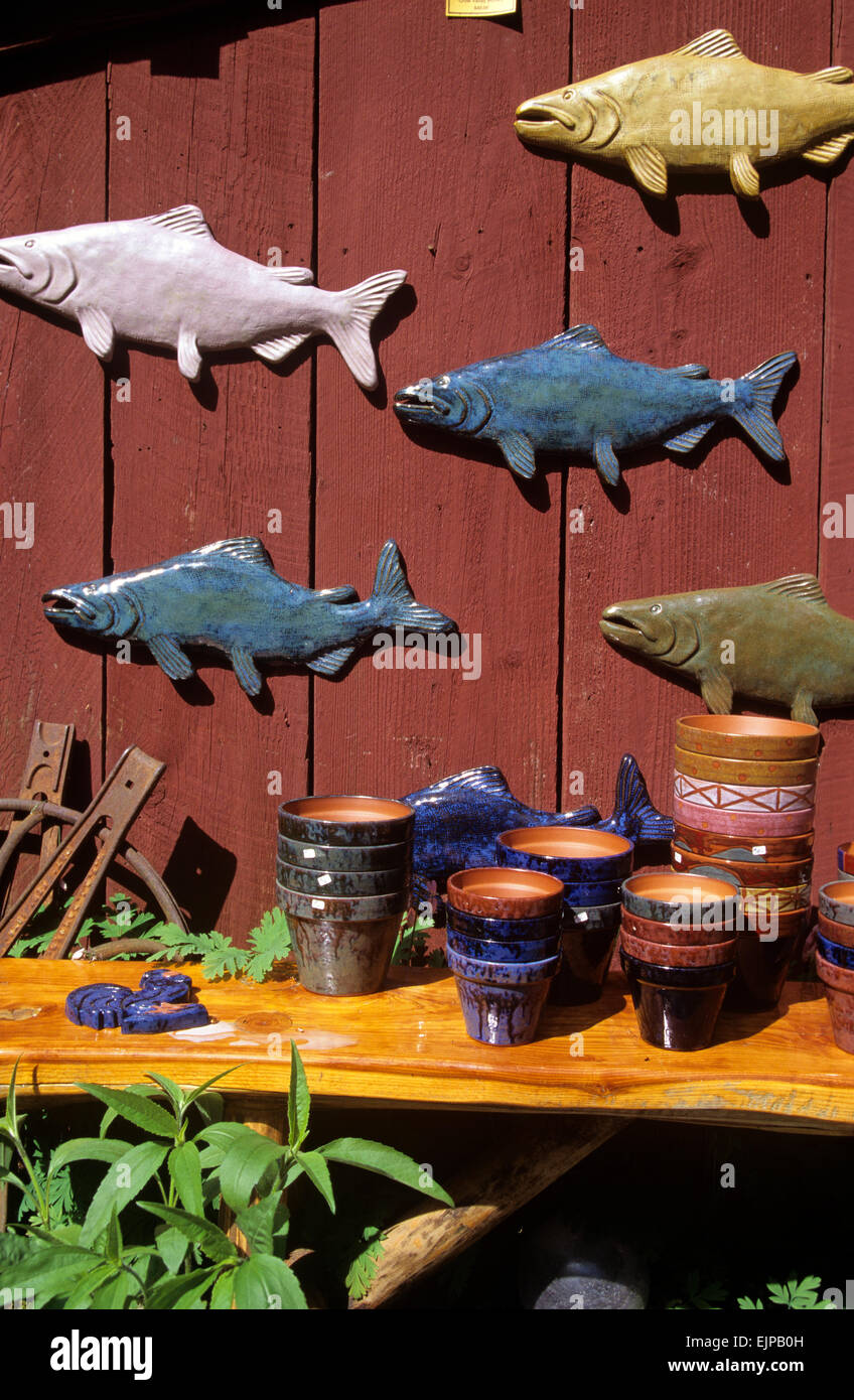 Crow Valley Pottery is a popular shopping stop for visitors to Orcas