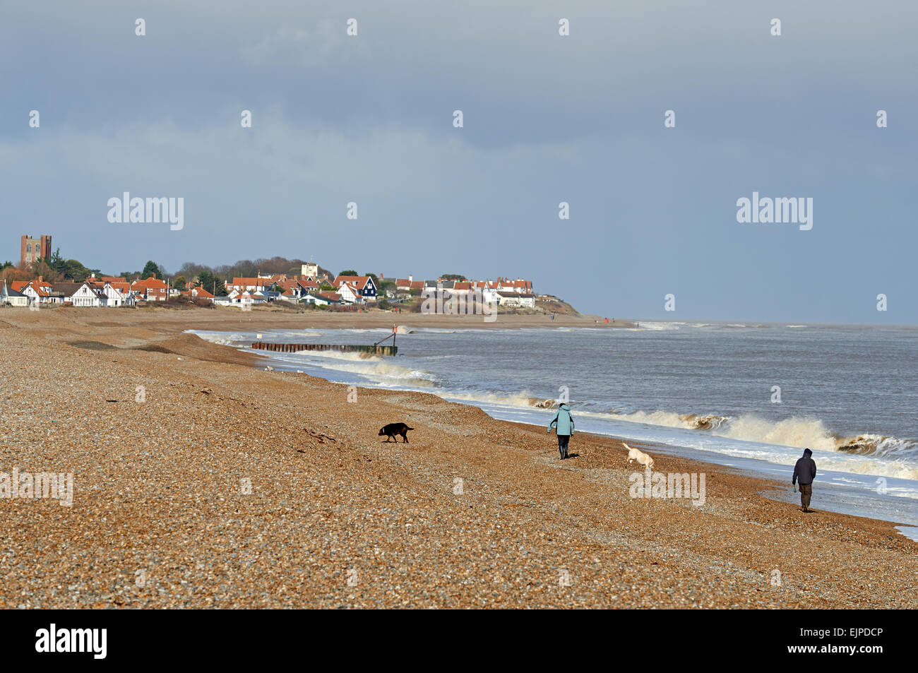 The beach between Aldeburgh and Thorpeness, Suffolk, UK Stock Photo Alamy