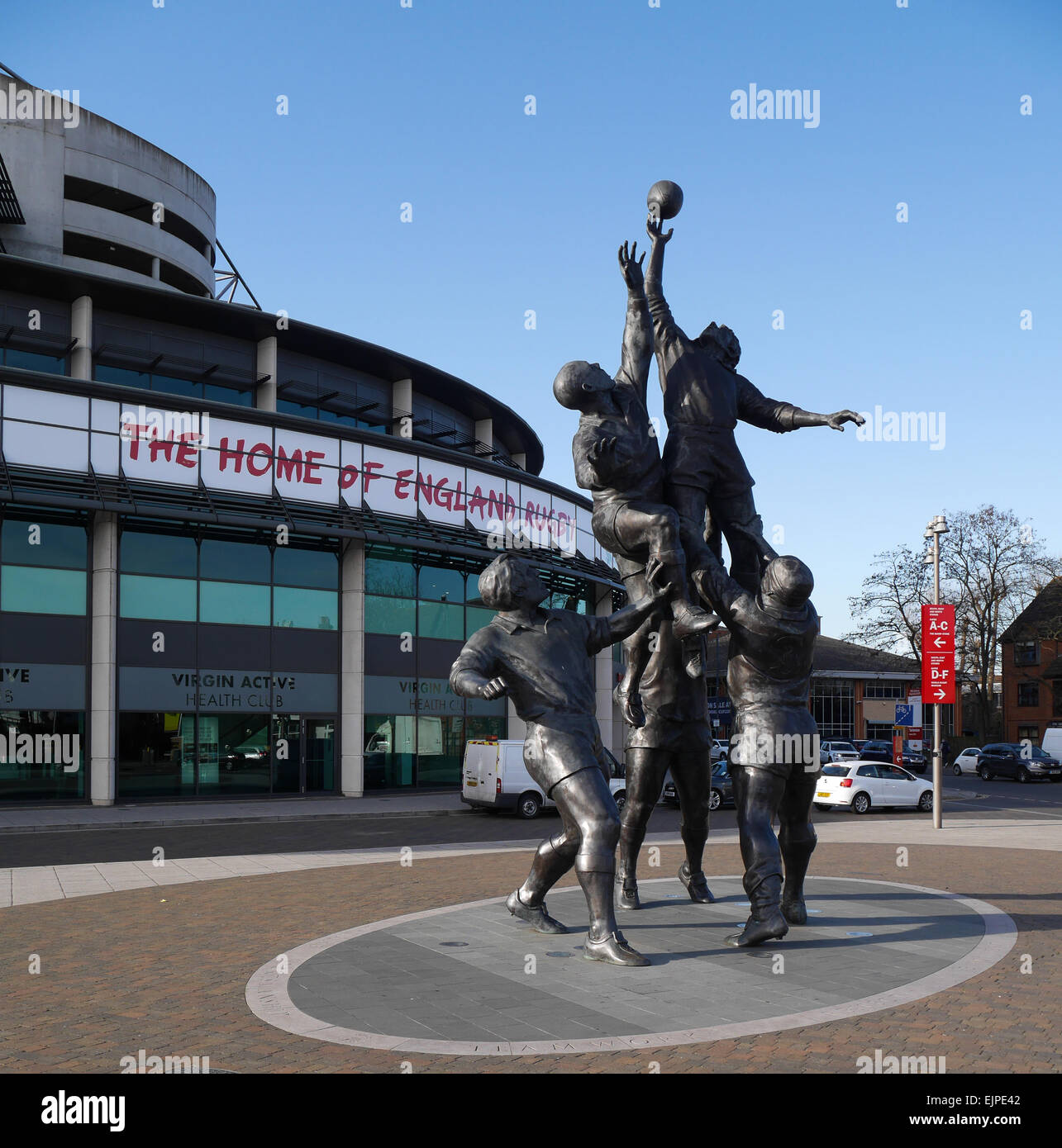 Twickenham Rugby Stadium Stock Photo