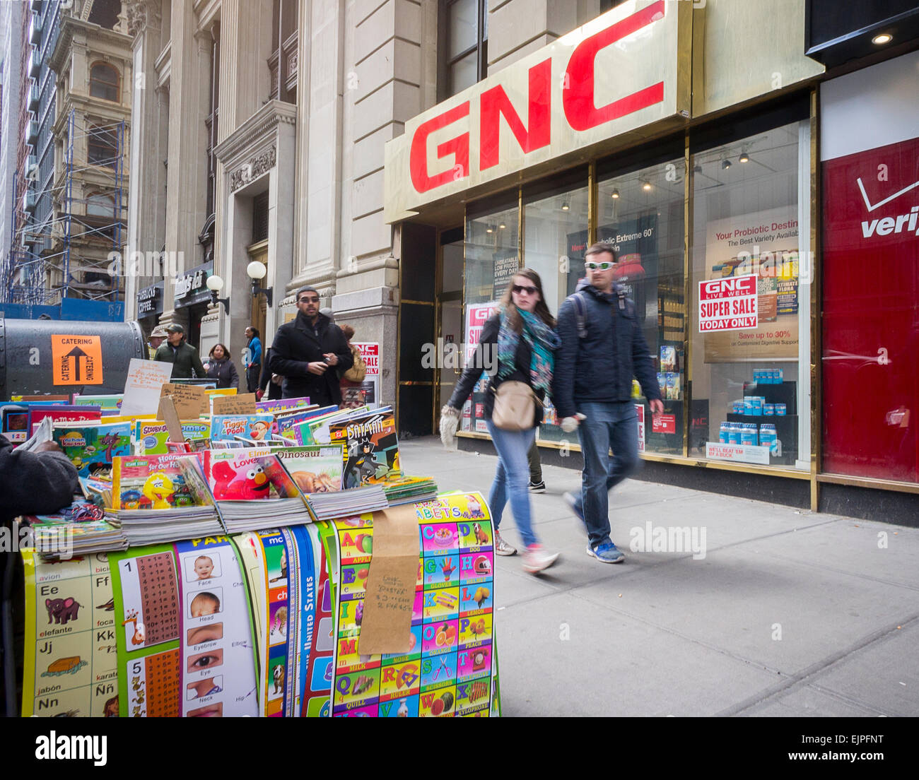 A GNC store in Lower Manhattan in New York on Monday, March 30, 2015