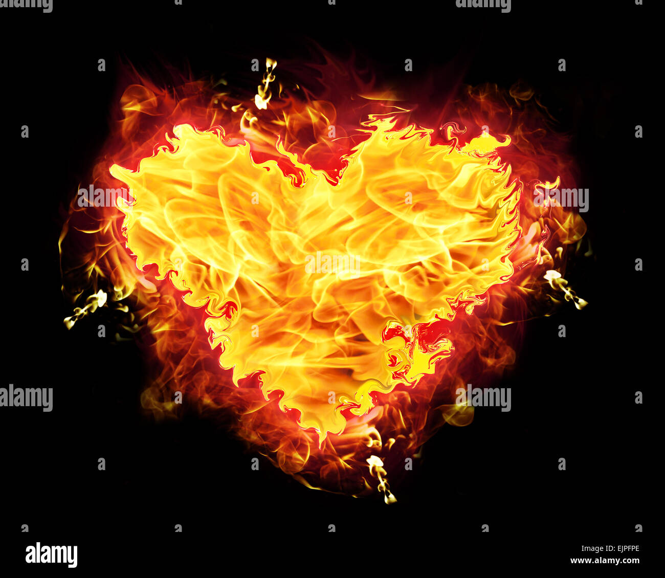 Flaming Heart High Resolution Stock Photography and Images Alamy