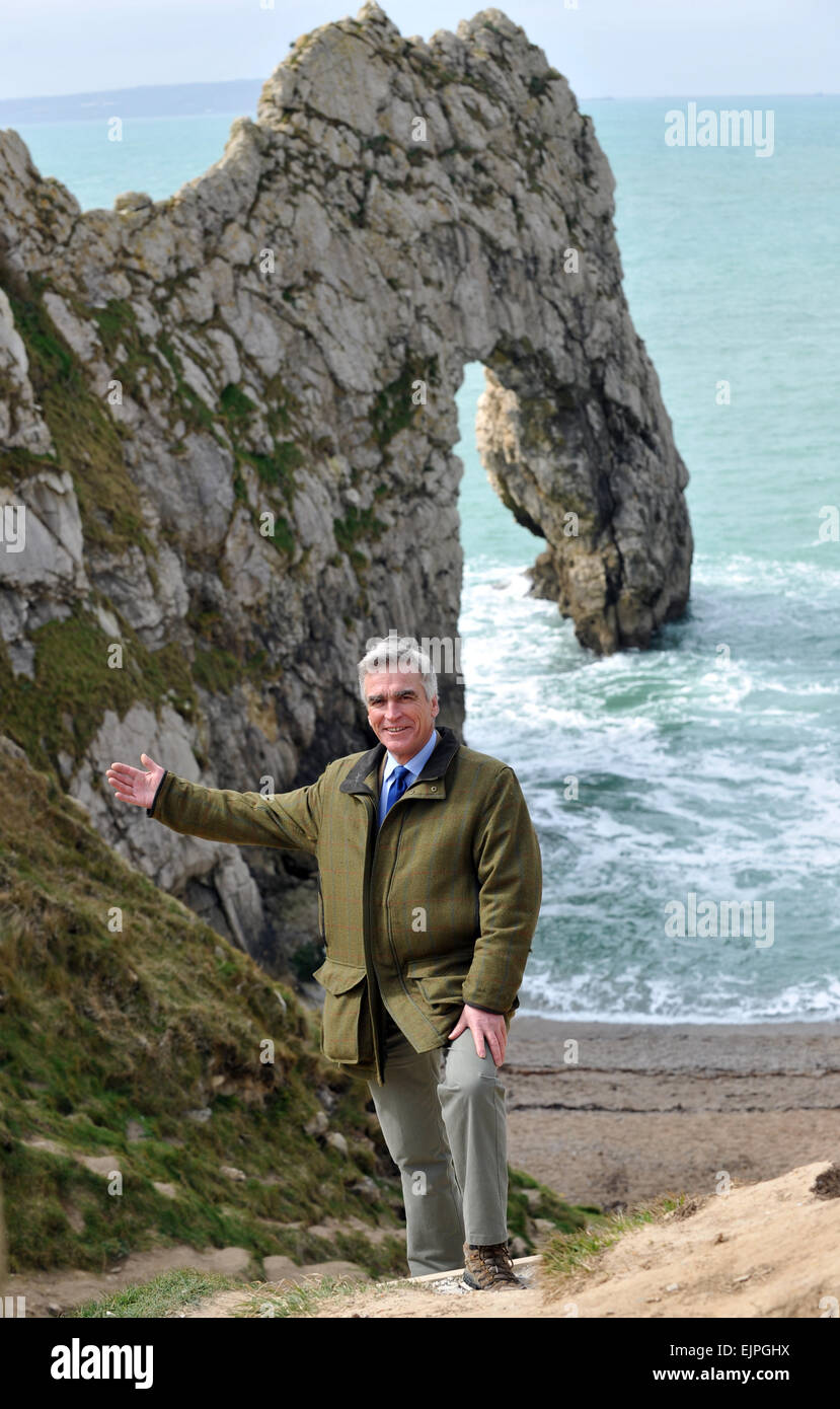 James Weld of the The Lulworth Estate in Dorset, today opened up a series of 88 steps so that