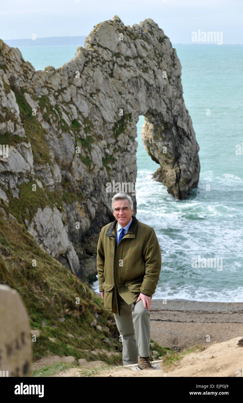 James Weld of the The Lulworth Estate in Dorset, today opened up a series of 88 steps so that