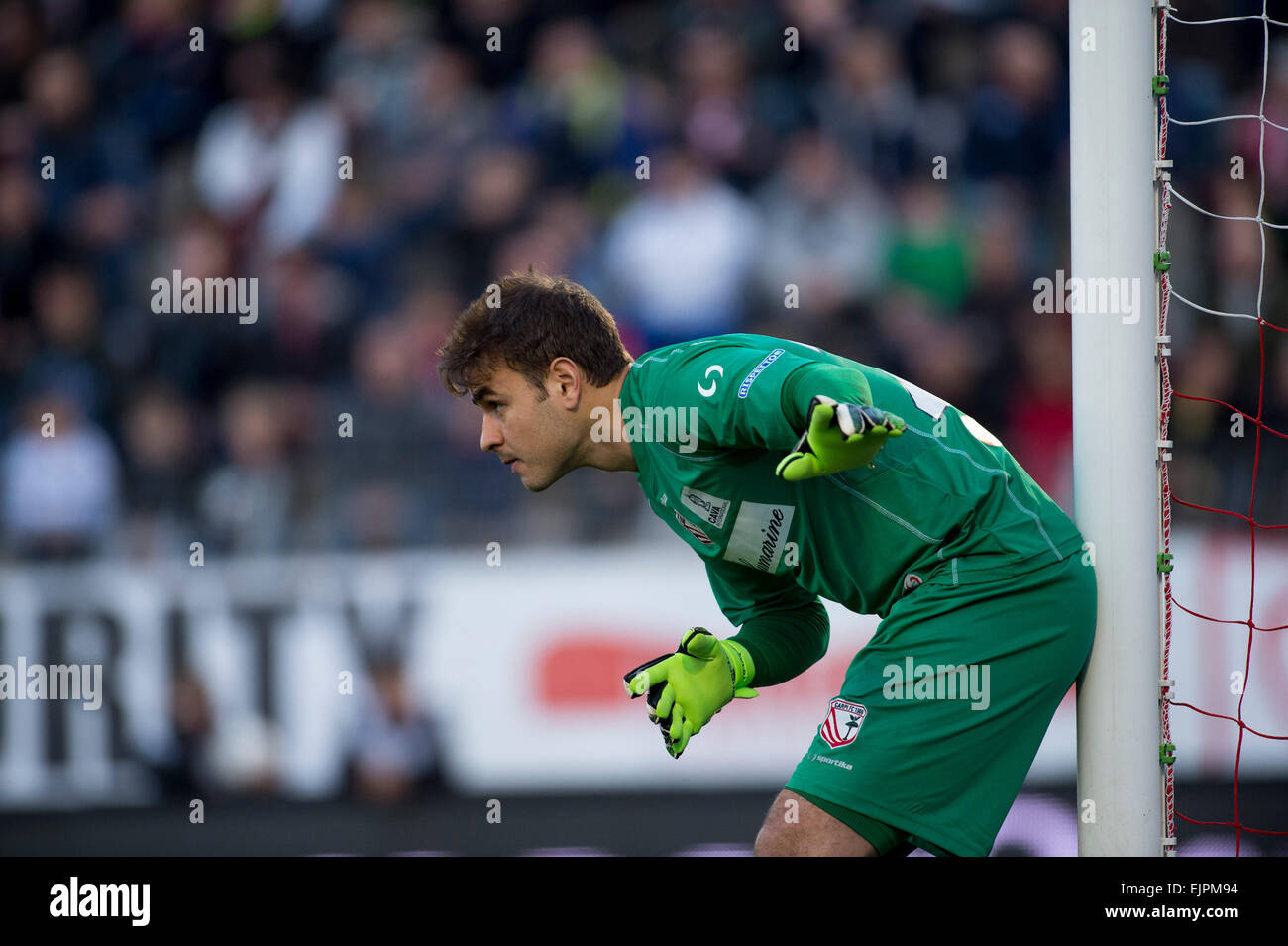 Vicenza, Italy. 28th Mar, 2015. Gabriel (Carpi) Football/Soccer : Italian 'Serie B' match between Vicenza 1-2 Carpi FC at Stadio Romeo Menti in Vicenza, Italy . © Maurizio Borsari/AFLO/Alamy Live News Stock Photo