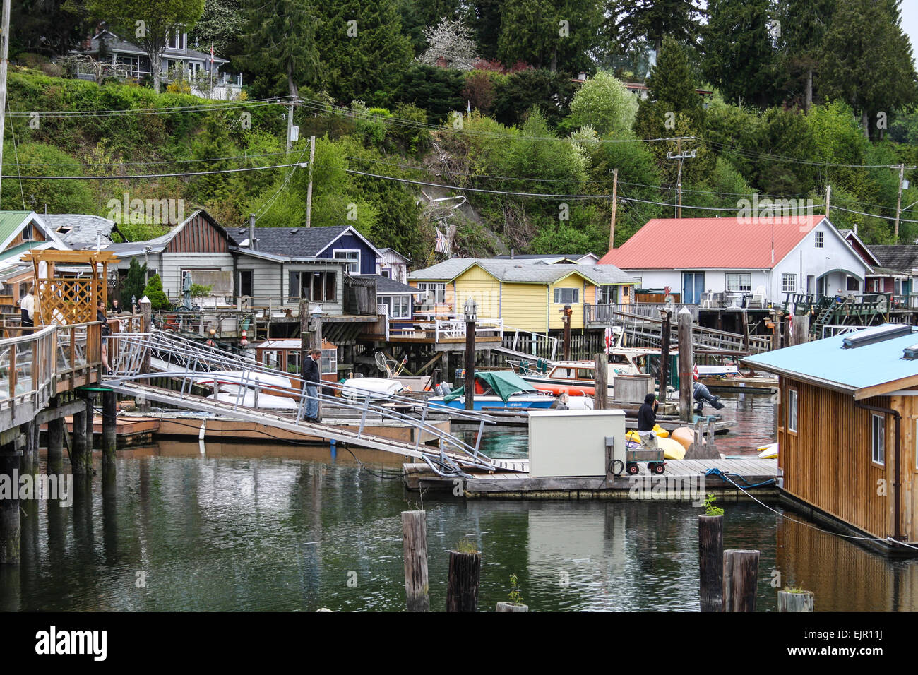 Cowichan Bay near Duncan, on Vancouver Island in British Columbia