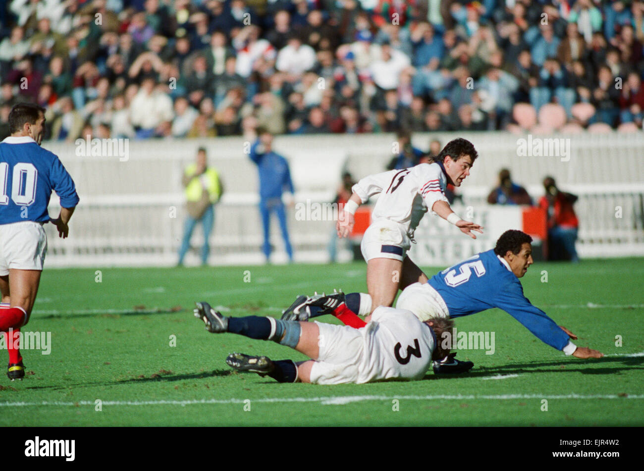 Rugby World Cup 1991. Parc des Princes, Paris France 10 v England 19