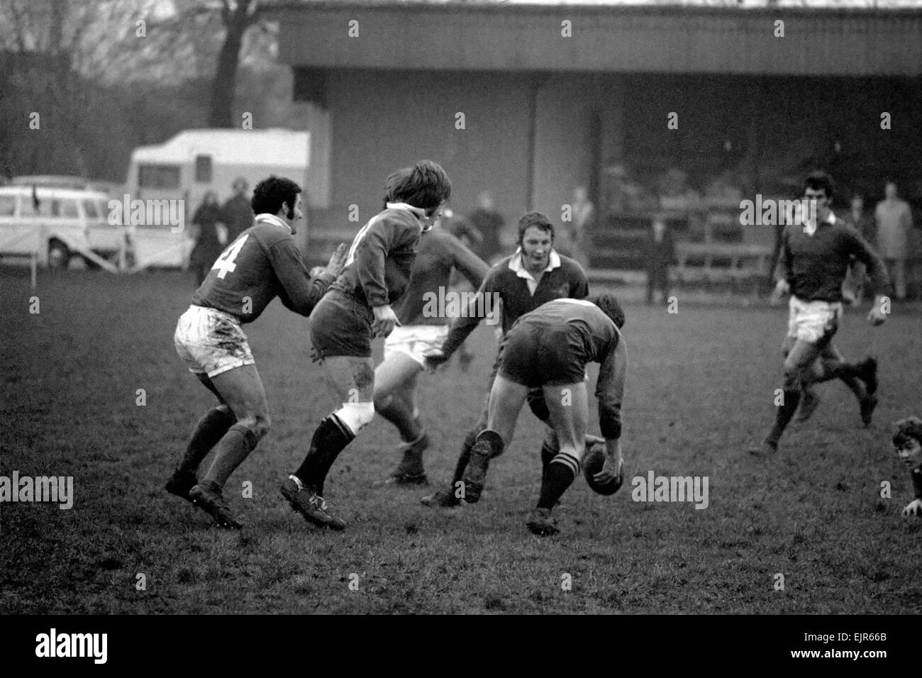 Sport: Rugby Union. Llanelli v. Wasps. January 1972 72-0226-009 Stock Photo