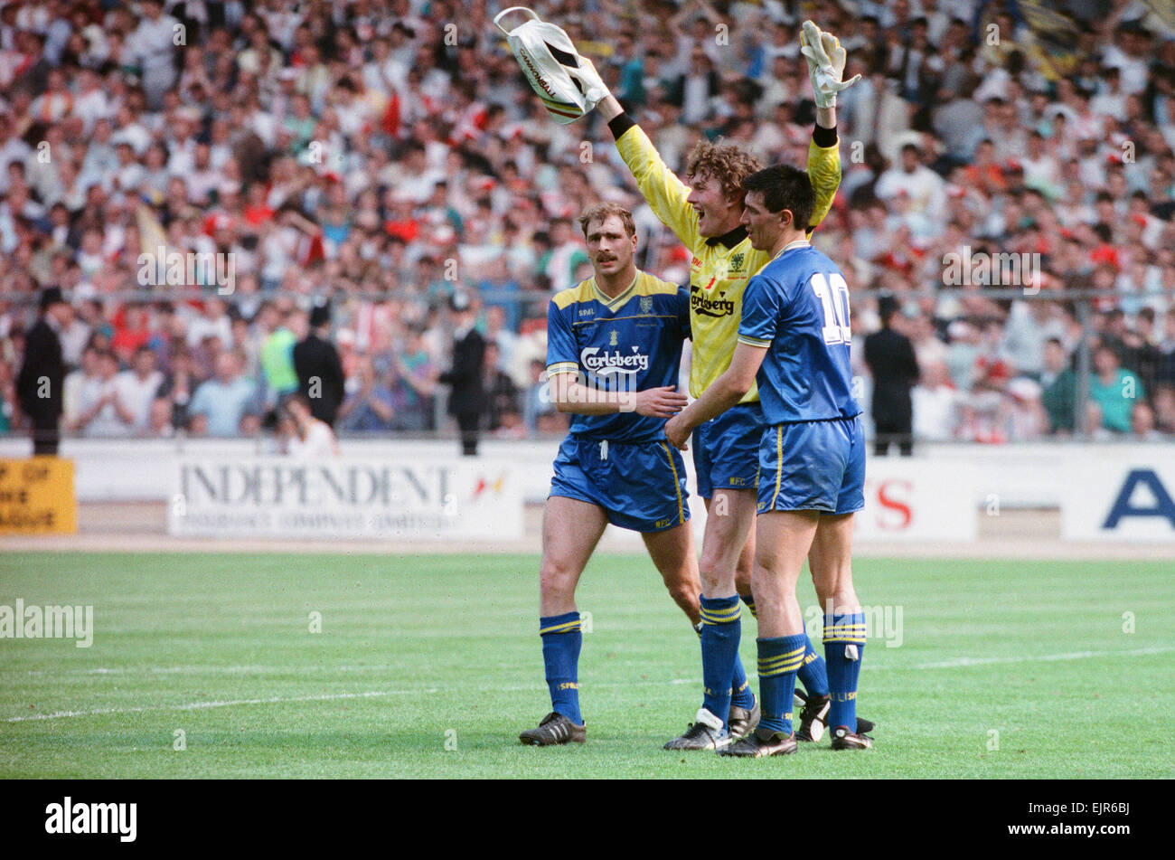 London saturday 14th may 1988 winners wimbledon fc hires stock