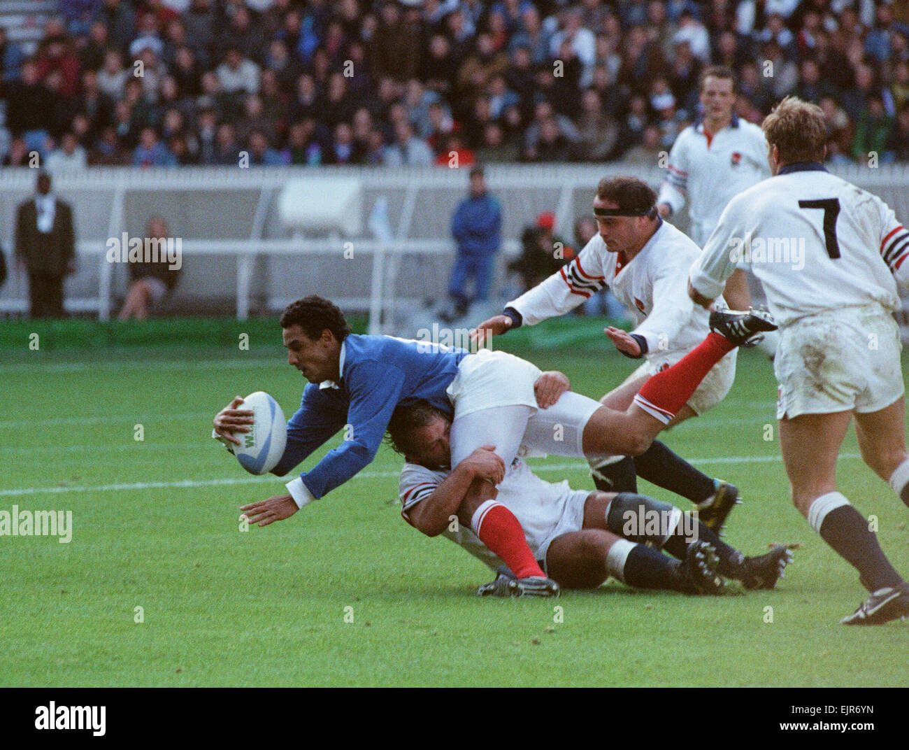 Rugby World Cup 1991. Parc des Princes, Paris France 10 v England 19